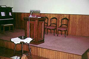 Old Midland SDA Church Interior photo